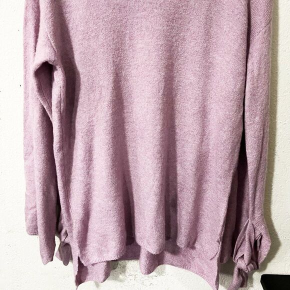 Nordstrom Halogen‎ Tie Bell Sleeve Pink Sweater - Picture 5 of 10